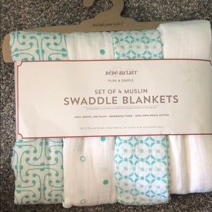 Bebe au lait swaddle blankets